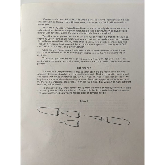 VTG 1977 Jonell's Transfer Patterns for Loop Embroidery ~ Retro Iron On Patterns - Picture 3 of 9